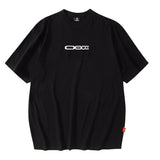 Men's T Shirt Short-Sleeved T-shirt Men's and Women's High Street Loose round Neck Print