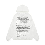 Men Hoodie Letter Printed Hoodie Men's Loose Casual