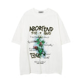 Men T Shirt Printed round Neck Short Sleeve T-shirt Baby Boy and Girl Summer Loose