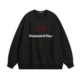 Men Hoodie Color-Block Raglan Sleeves round Neck Sweater Men