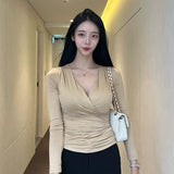 Women Long Sleeve Shirt Tight Top Women's Long Sleeve Shirt