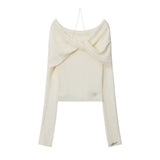 Women Sweater Women's Spring and Autumn Short Long Sleeve Top