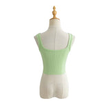 Women Camisole Summer Sling Square Collar Slimming Top