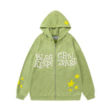 Men Hoodie Hooded Cardigan Sweater Men's Autumn and Winter Loose