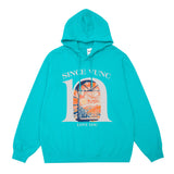 Men Hoodie Printed Hoodie Men's Autumn and Winter Leisure Loose Sports Hoodie