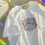 Women T Shirt Fruit Print Harajuku Tshirt Kawaii Loose Short