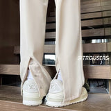 Men Sweatpants Men's Summer Drape Straight Casual Pants Loose