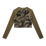 Women Long Sleeve T-Shirt Printed Long Sleeve T-shirt Women's Fall Slim Fit round Neck Top