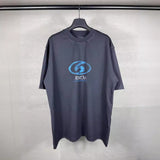Men T-shirts LOGO printed worn old short sleeves loose casual
