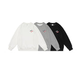 Unisex Hoodie High Street Loose Crew Neck Pullover Sweatshirt Men's and Women's Coats