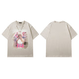 Men T Shirt Printed Short-Sleeved T-shirt Dark Country Fashion Brand Couple Casual