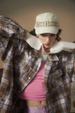 Unisex Jacket Autumn Plaid Casual Coat Women's Clothing