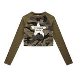 Women Long Sleeve T-Shirt Printed Long Sleeve T-shirt Women's Fall Slim Fit round Neck Top