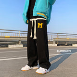 Men Sweatpants Sweatpants Men's Spring Sports Pants Straight Loose