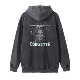 Men Hoodie Hooded Sweater Men's Ins Autumn and Winter Casual Distressed