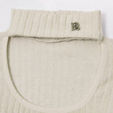 Women Long Sleeve T-Shirt Irregular Shoulder Long Sleeve T-shirt Women's Short Top