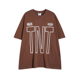 Men's T Shirt Fashion Brand Letter Print Short-Sleeve T-shirt Men's and Women's Design Sense Loose