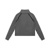 Women Sweater Women's Autumn Stand Collar Long Sleeve Sweater