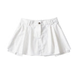 Women Skirt Patchwork Pleated Skirt Women's Summer Mini Skirt
