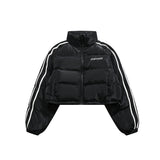 Unisex Jacket Winter Stand Collar Short Bread Coat