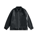 Unisex Jacket Autumn Trendy Leather Coat Women's Clothing