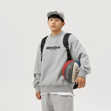 Unisex Hoodie Letter Print Loose round Neck Men's Spring and Autumn Coat