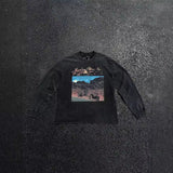 Men T-shirts "Tribute to Harley Chasing Freedom" Limited American West Coast Long Sleeves