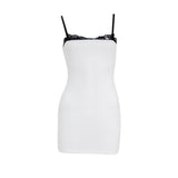 Women's Desses Summer Women's Suspender Skirt Hip Skirt Solid Color