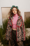 Unisex Jacket Fall Paisley Hooded Coat Women's Clothing