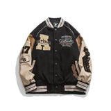 Varsity Jacket Vintage Baseball Uniform Men Spring and Autumn Jacket