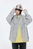 Unisex Jacket Autumn Striped Chanel Coat