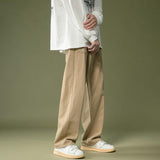 Men Sweatpants Men's Spring and Autumn Straight Loose Cargo Pants Korean Style