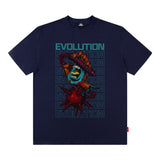 Men's T Shirt Personalized Printed Short-Sleeved T-shirt Men's and Women's Ins Loose