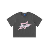 Women T-shirt Short-Sleeved T-shirt Girls Casual Navel Summer Breathable