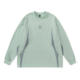 Men Hoodie Female Print Sweaters Menswear Loose Casual Long Sleeves round Neck Top