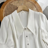 Women T-Shirt White Shirt Women's Summer Design Loose Short Sleeve