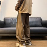 Men Sweatpants Men's Spring Retro Fashion Brand Sports Pants Straight Loose Casual