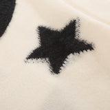 Women Sweater Girls' Casual Autumn Crew Neck Color Matching Long Sleeve