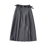 Women Skirt Suit Skirt Autumn Women's Midi Skirt
