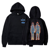 Skeleton Thermal Imaging Graphic Print Hoodie Men's