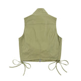 Women Vest Short Vest Women's Loose Brand Zipper Sleeveless Vest