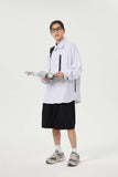 Unisex Jacket Autumn Striped Contrast Color Shirt Women's Clothing
