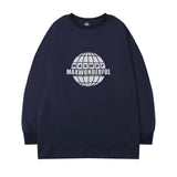 Men Long Sleeve Shirt Logo round Neck Long Sleeve T-shirt Men and Women Street Hip Hop Couple