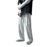 Men Sweatpants Men's Printed Straight-Leg Pants Loose Fashion Brand Casual Pants