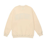 Men Hoodie Flocking Embroidered Letter Long Sleeve Sweater