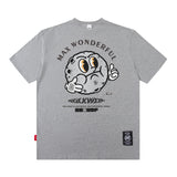 Men T Shirt West Coast Cartoon Printed Short Sleeve T-shirt Men and Women Loose Casual