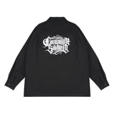 Men Long Sleeve T Shirt Men's Embroidered Letter Long Sleeve Shirt Shirt Coat