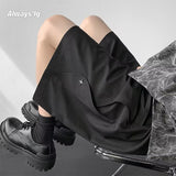 Men Sweatpants Shorts Men's Loose Summer Retro Casual