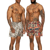 Men Shorts Summer Men's Shorts Casual Printed Beach Pants