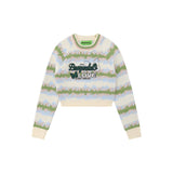 Women Sweater Letter Sweater Girls Autumn Leisure round Neck Long Sleeve Sweater